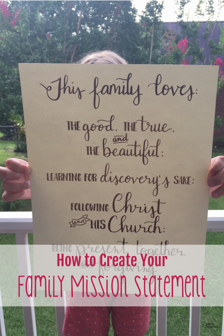 Create Your Family Mission Statement A Step By Step Guide - How To Create A Family Mission Statement - Gifted/2e Parenting