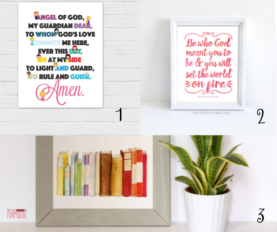 Printsandprintables - The Ultimate Gift Guide For Catholic Girls 2017 - Gifted/2e Faith Formation