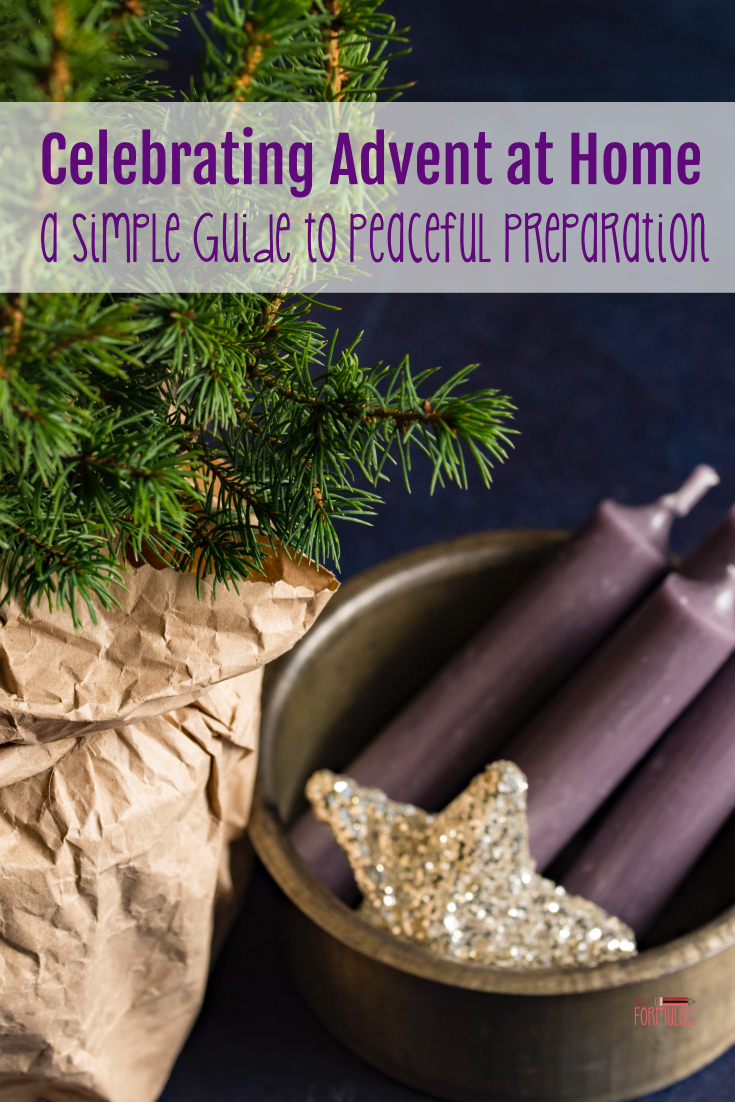 Celebratingadventpin - Celebrating Advent At Home: A Simple Guide To Peaceful Preparation - Gifted/2e Faith Formation