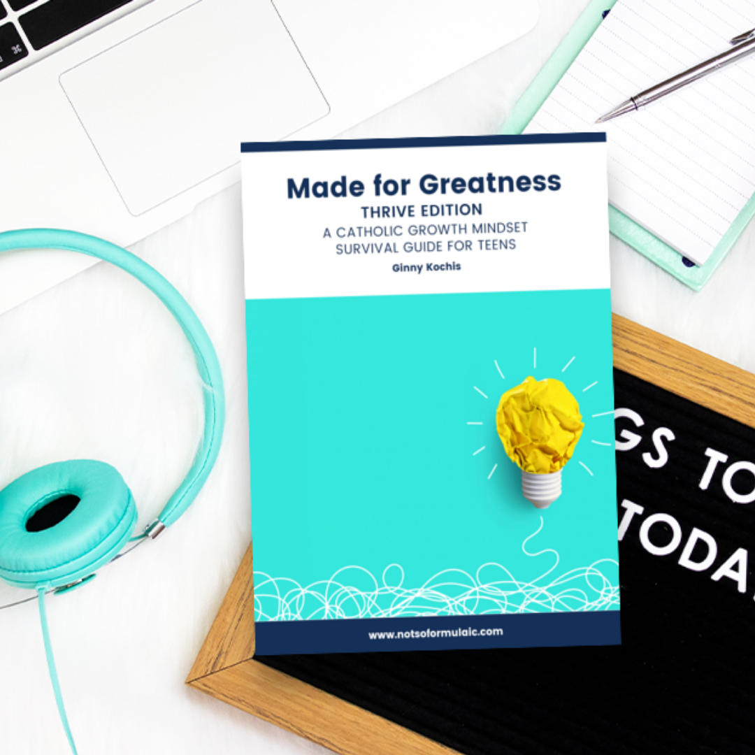 Gmte Promo Image - Made For Greatness Thrive Edition: Catholic Growth Mindset For Teens